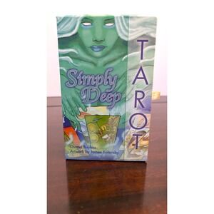 Simply Deep Tarot Deck Chanel Bayless James Battersby Schiffer Guidebook 78 Card